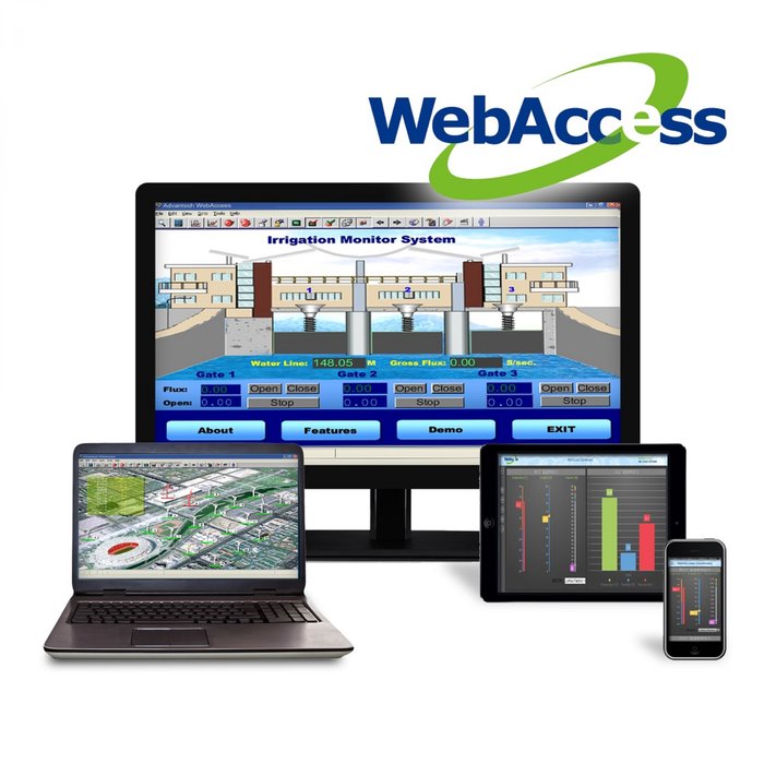 Advantech Launches New HMI/SCADA Software WebAccess 8.0 with HTML5 Business Intelligence Dashboard